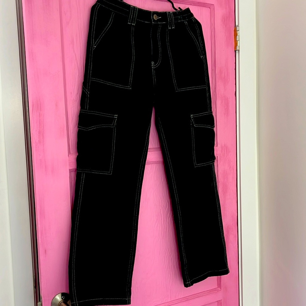 BDG URBAN OUTFITTERS SKATE PANT - BLACK PANT